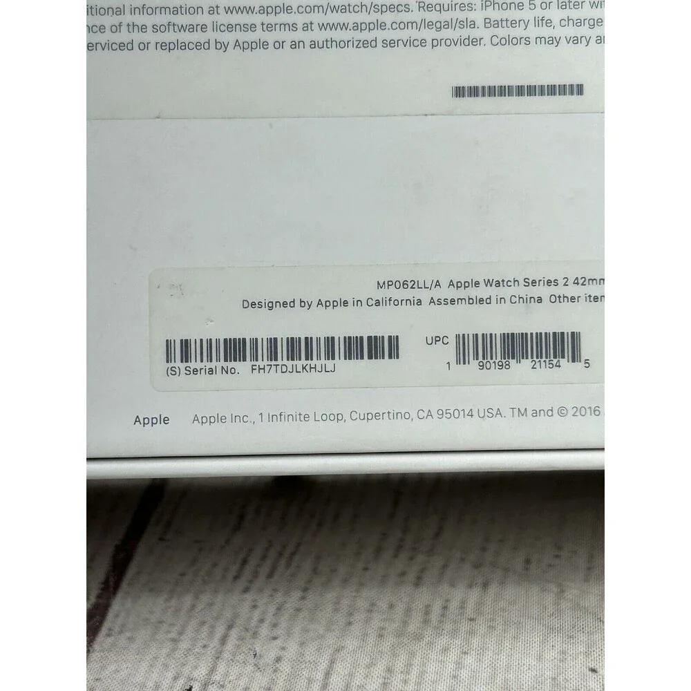 PARTS Apple Watch Series 3 - Composite Black 42mm AS IS - Broken Screen with Box